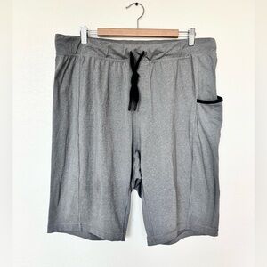 Lululemon Men’s For the People shorts heather gray 11” XXL